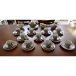 Large Oriental tea set