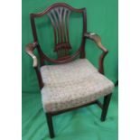 Georgian elbow chair