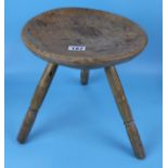 Sycamore & oak milking stool