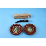 2 miniatures and horn bottle opener
