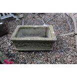 Small stone trough