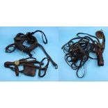 Assortment of horse tack