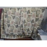 2 pairs of country house curtains