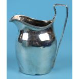 George III hallmarked silver cream jug by John Basingwhite - London 1797 - Approx H: 11.5cm &