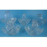 5 glass baskets