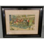 Cecil Aldin print - The Hunt Supper