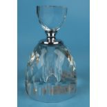 Glass perfume bottle - Approx H: 13cm