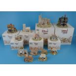 Collection of Lilliput Lane cottages