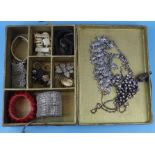 Jewellery box and contents