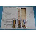 3 WWI medals - Royal Field Artillery