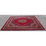 Large reproduction Persian rug - Approx 328cm x 275cm