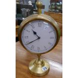 Brass clock