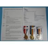 3 WWI Medals - Sydney R Hicks - Royal Engineers