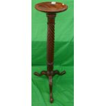 Mahogany torchère