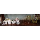 Collection of ceramics & glass to include lemonade set