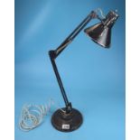 Adjustable industrial style desk lamp by 1001 Lamps Ltd of London