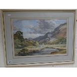 Pastel - River scene by R Harley Smith - Image size: 52cm x 35cm