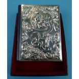 Silver mounted book - The New Testament - Inscription & monogram free