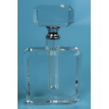 Glass perfume bottle - Approx H: 14.5cm