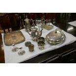 Collection of silver plate