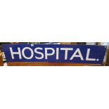 Hospital sign from TV program Father Brown