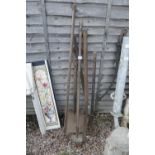 Collection of garden tools