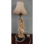 Lamp depicting Oriental gentleman