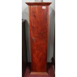 Tall mahogany cabinet