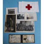 WWII pictures etc to include Soviet entrance pass