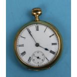 Omega 18ct gold pocket watch