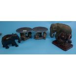 Collection of elephant figures