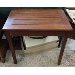 Occasional table by R A Lister & Co LTD made from Burma Teak