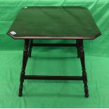 Gregory of London Arts & Crafts ebonised table