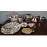 Collection of silver plate