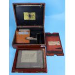 Antique printing box with original components & ink - The Cyclostyle