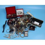 Large collection of costume jewellery etc