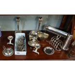 Collection of silver plate