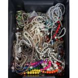 Large collection of costume jewellery etc