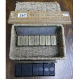 2 sets of Dominoes to include woodbine metal & advertising cribbage board