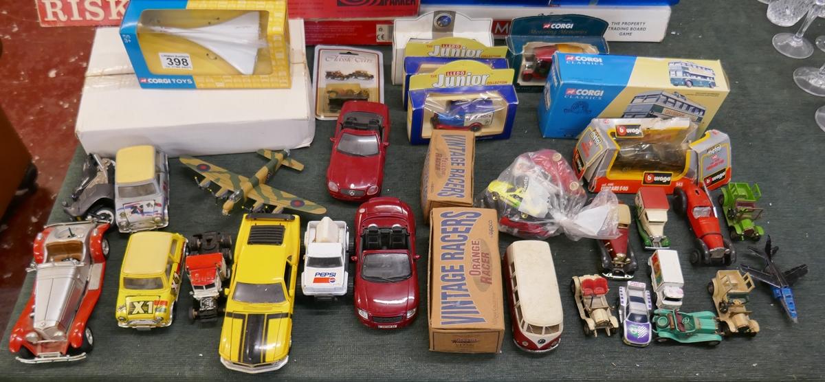 Collection of diecast model cars