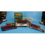 Collection of model trains to include Hornby book
