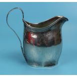 George III hallmarked silver cream jug - London 1797 - Approx weight 97g
