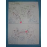Signed original Charles Bronson A4 Jail Art - 1996