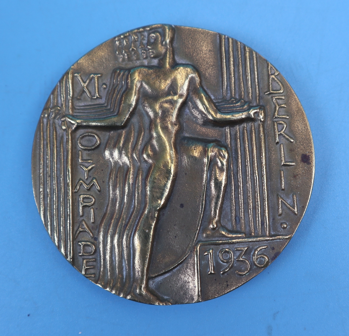 1936 Olympic bronze participants medal