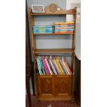 Oak bookshelf - Approx H: 165cm