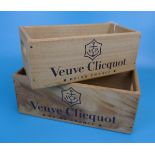 Veuve Clicquot graduated storage boxes