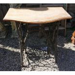 Singer sewing machine base table