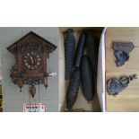 Antique black forest cuckoo clock