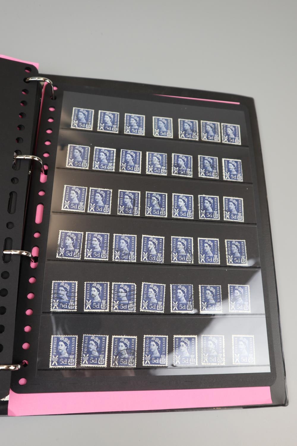 STAMPS - 5 albums of GB mint & used, mainly early QEII pre-decimal plus 4 empty Royal Mail - Image 123 of 129