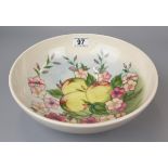 L/E 24/500 Moorcroft fruit bowl marked WM